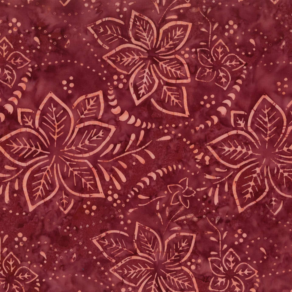 Timeless Treasures - Tonga Mini Collection Maple Leaf - Tonga-B6874 Maple