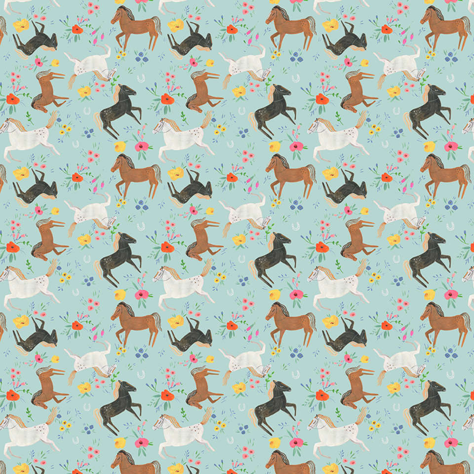 Timeless Treasures - Homestead - Rachel-CD1555 Sky