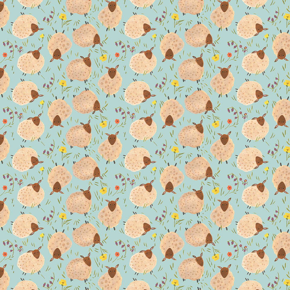 Timeless Treasures - Homestead - Rachel-CD1553 Sky