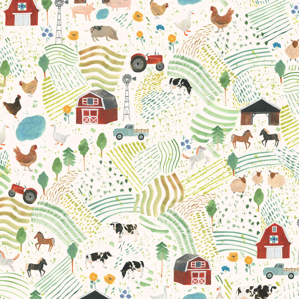 Timeless Treasures - Homestead - Rachel-CD1551 Cream