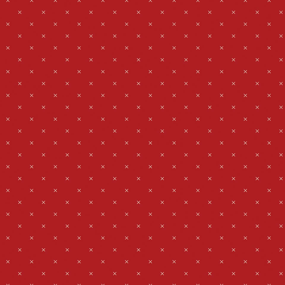 Riley Blake Designs - Bee Cross Stitch - C745-BARNRED