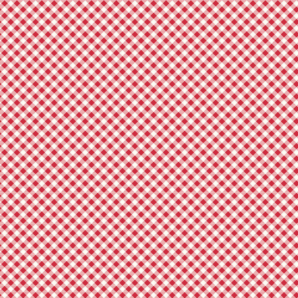 Riley Blake Designs - Bee Ginghams - C12551-RED