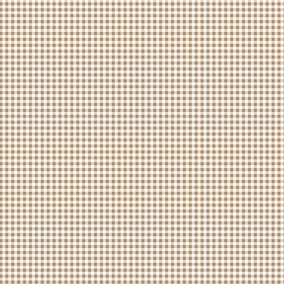 Riley Blake Designs - Bee Ginghams - C12559-BROWNSUGAR