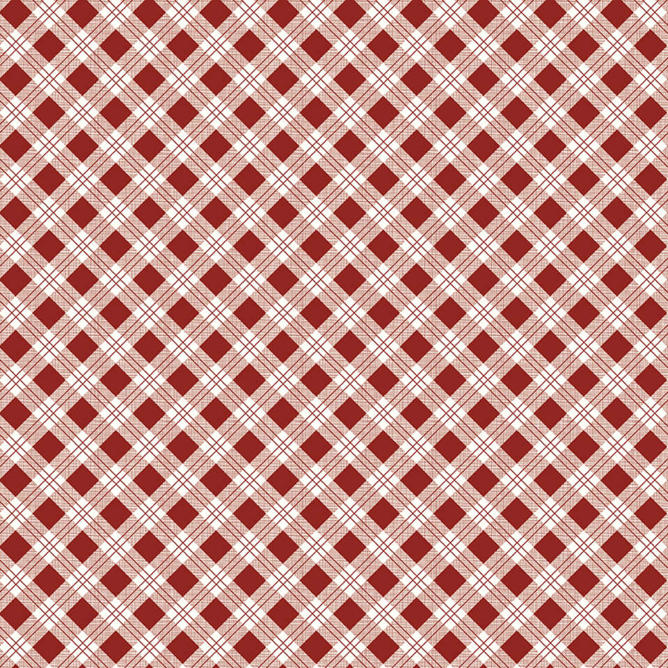 Riley Blake Designs - Bee Plaids - C12020-BARNRED
