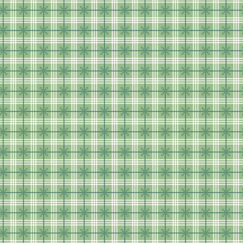 Riley Blake Designs - Bee Plaids - C12022-LEAF