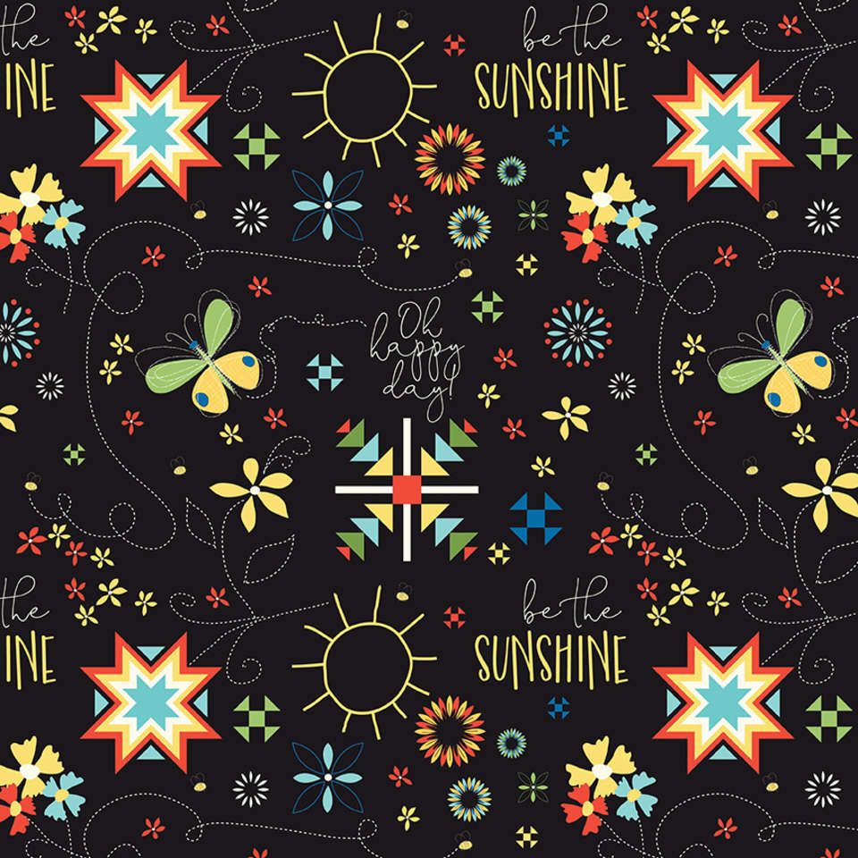 Riley Blake Designs - Oh Happy Day - C10310-BLACK