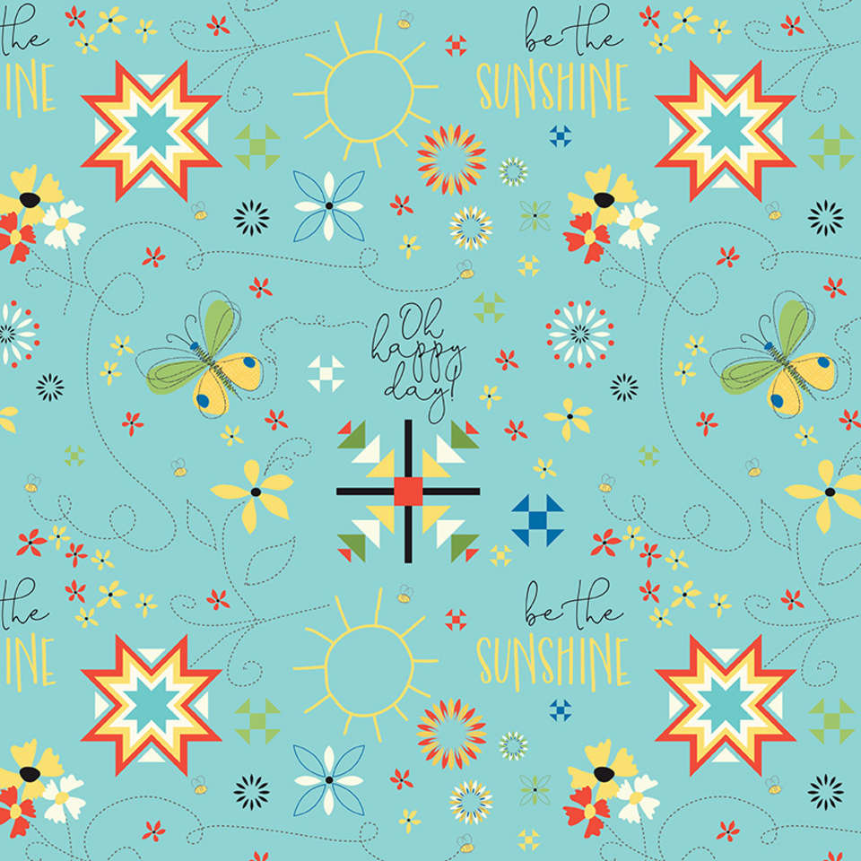 Riley Blake Designs - Oh Happy Day - C10310-AQUA