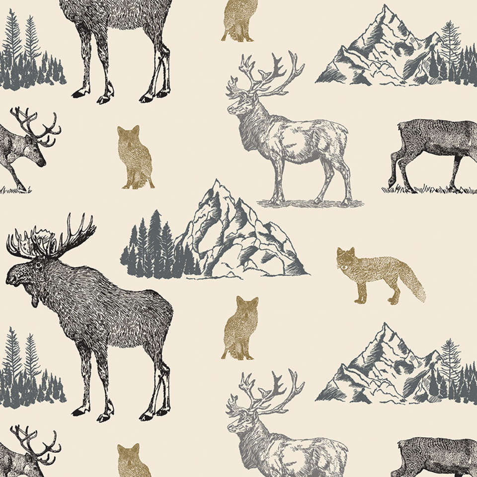 Riley Blake Designs - Timberland - C10330-CREAM