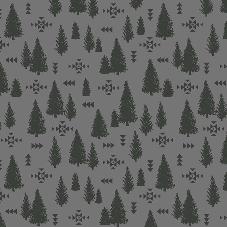 Riley Blake Designs - Timberland - C10333-GRAY