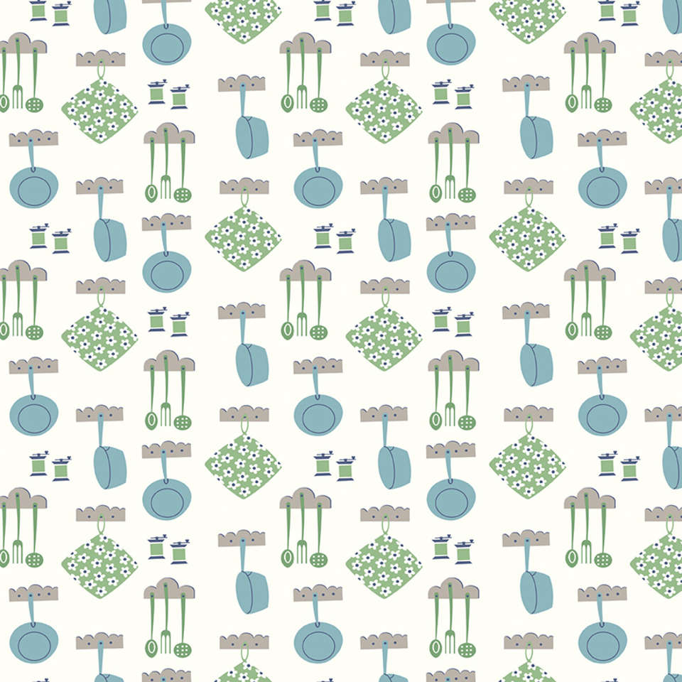 Riley Blake Designs - Cook Book - C11759-COTTAGE