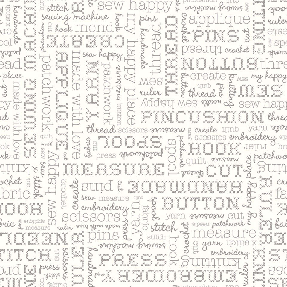 Riley Blake Designs - Stitch - C10921-CLOUD