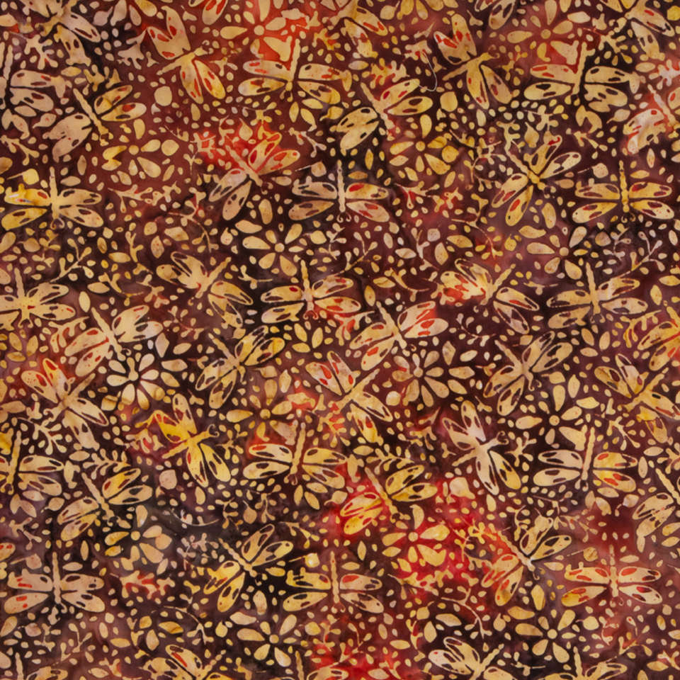Riley Blake Designs - Expressions Batiks - BTCB1019-BrownRedMulti