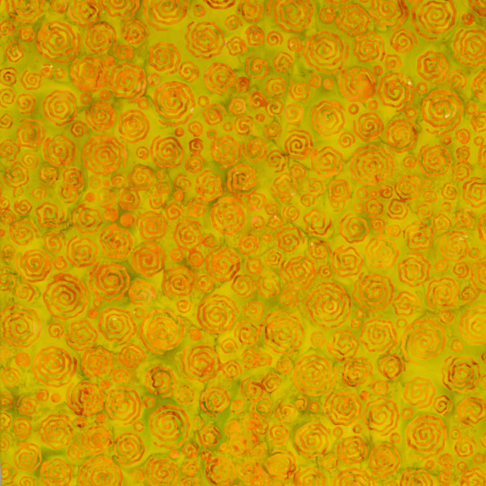 Riley Blake Designs - Expressions Batiks - BTCB1020-GreenOrangeMulti