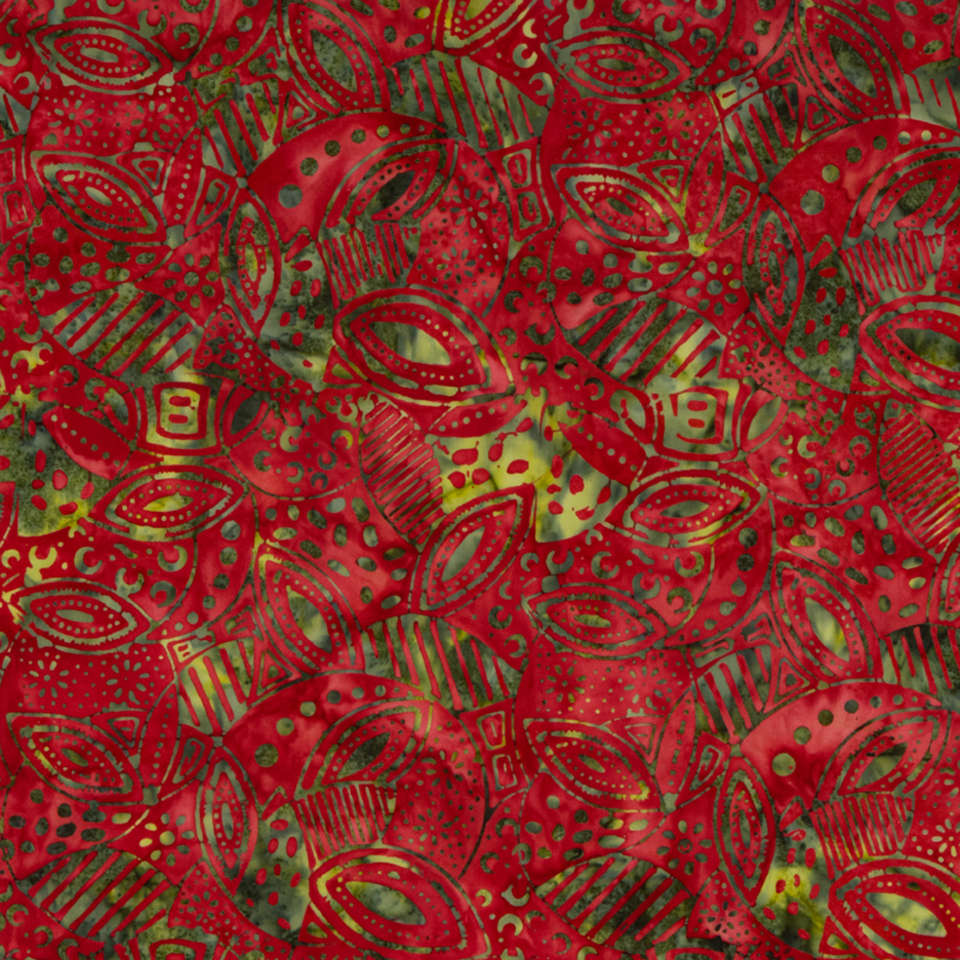 Riley Blake Designs - Expressions Batiks - BTCB1028-DkRedMulti