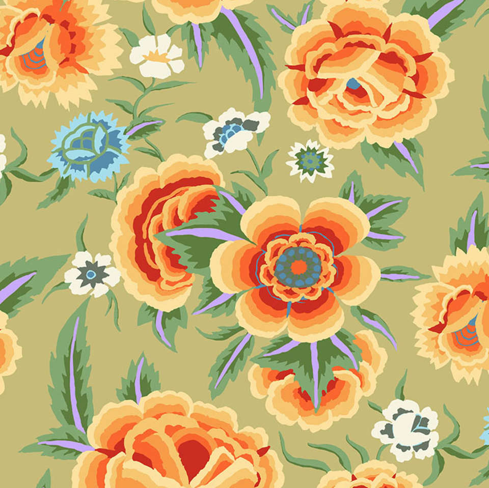 Free Spirit - Kaffe Fassett Collective August 2022 - PWGP106.BEIGE