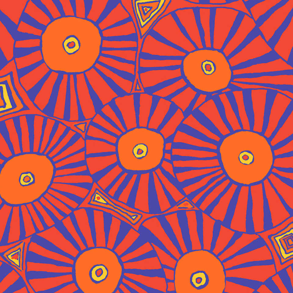 Free Spirit - Kaffe Fassett Collective August 2022 - PWBM083.RED