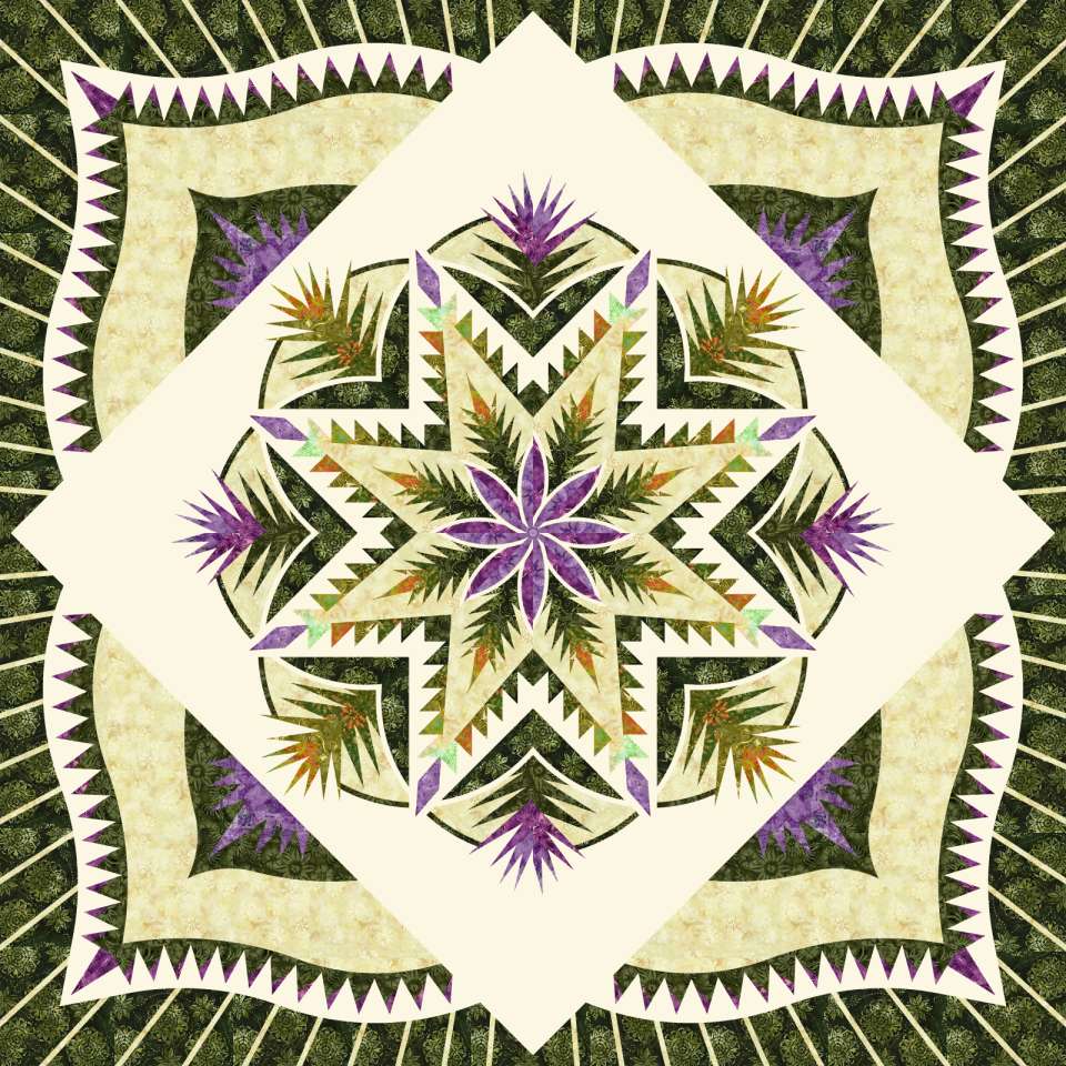 Tequila Lime Palm Trees Queen Quilt Kits Marketplace Quiltster