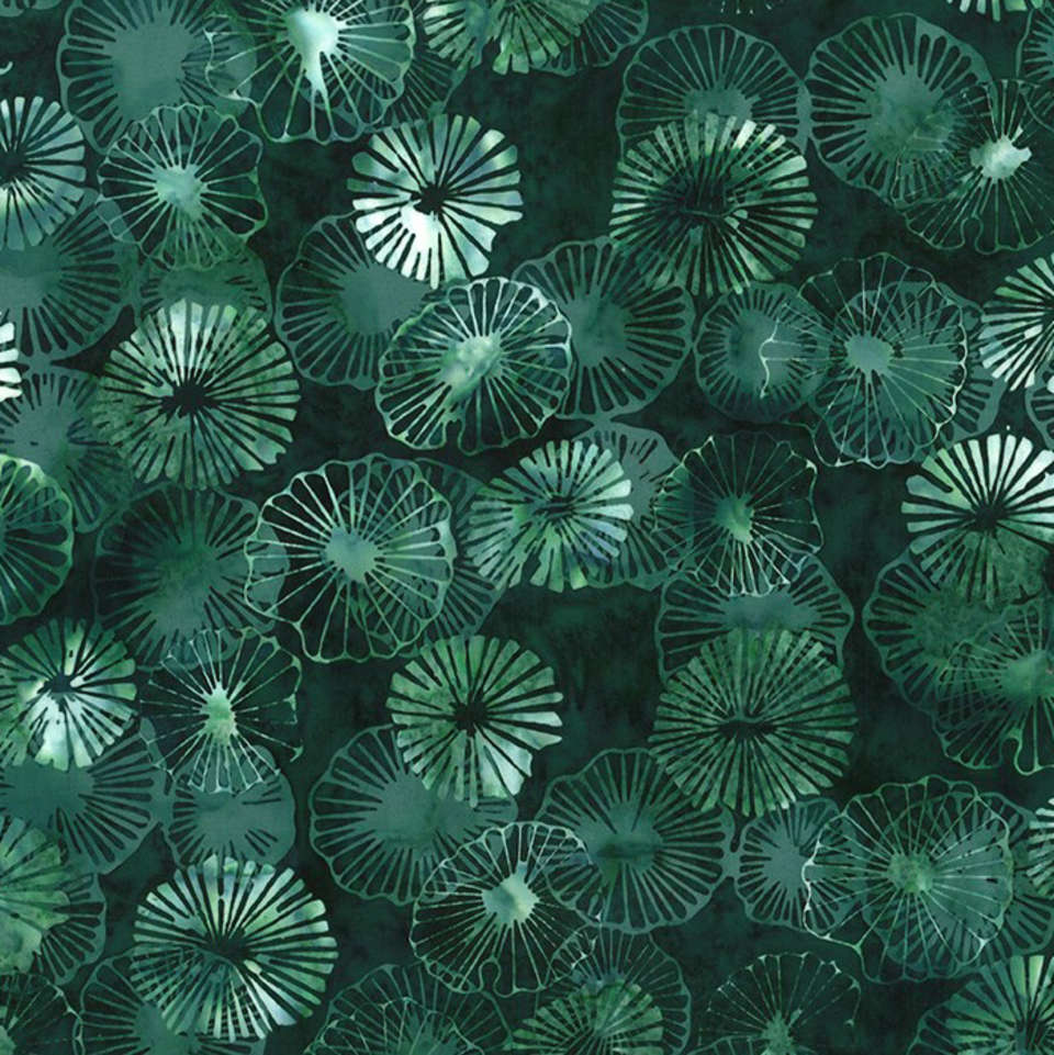 Hoffman California Fabrics - Tropical Spice - U2493-272-Mallard