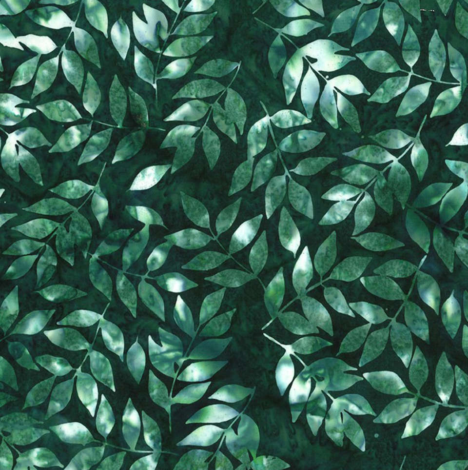 Hoffman California Fabrics - Tropical Spice - U2498-272-Mallard