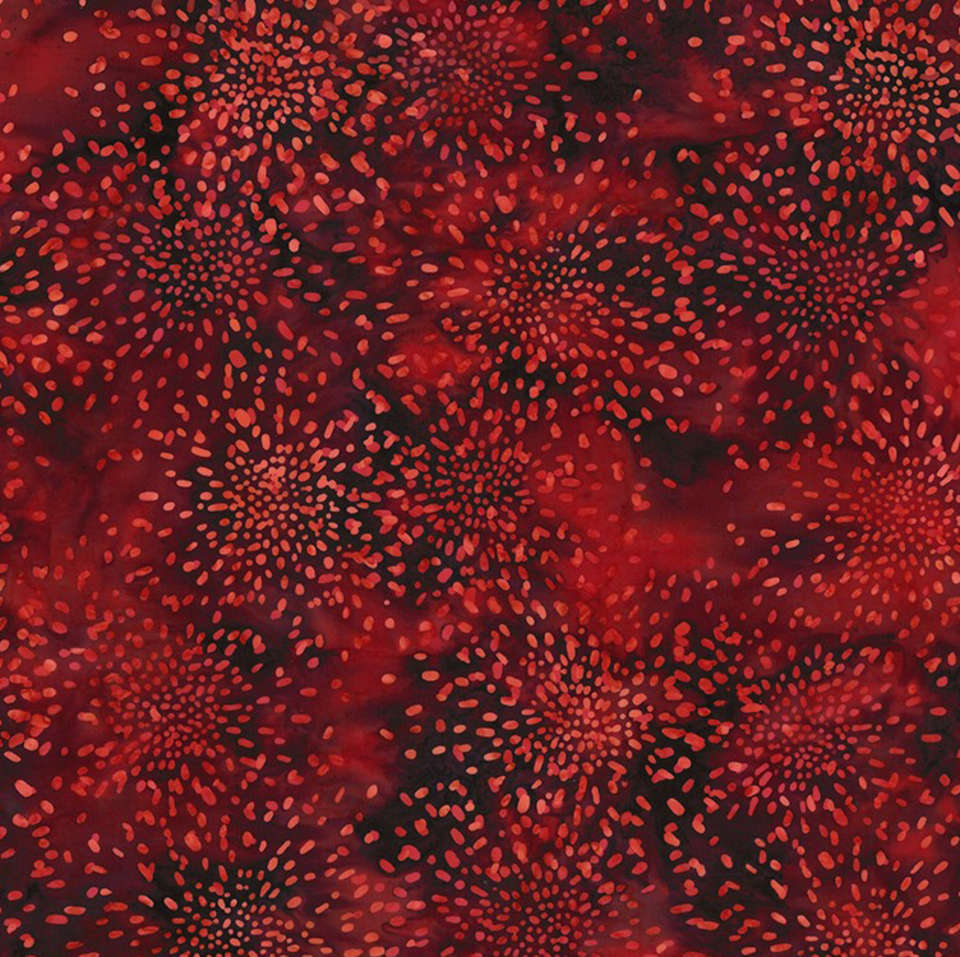 Hoffman California Fabrics - Tropical Spice - U2501-347-Lava