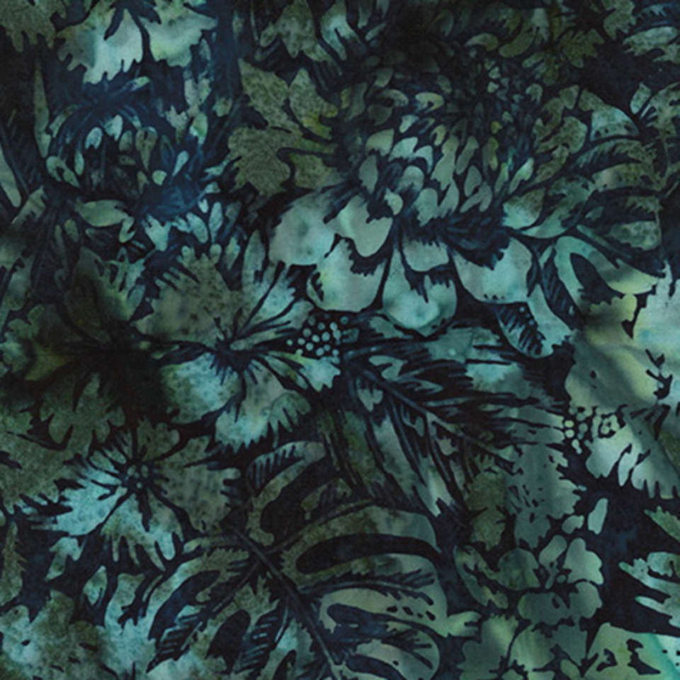 Hoffman California Fabrics - Congo Bay - Gray - MR38-19-Navy