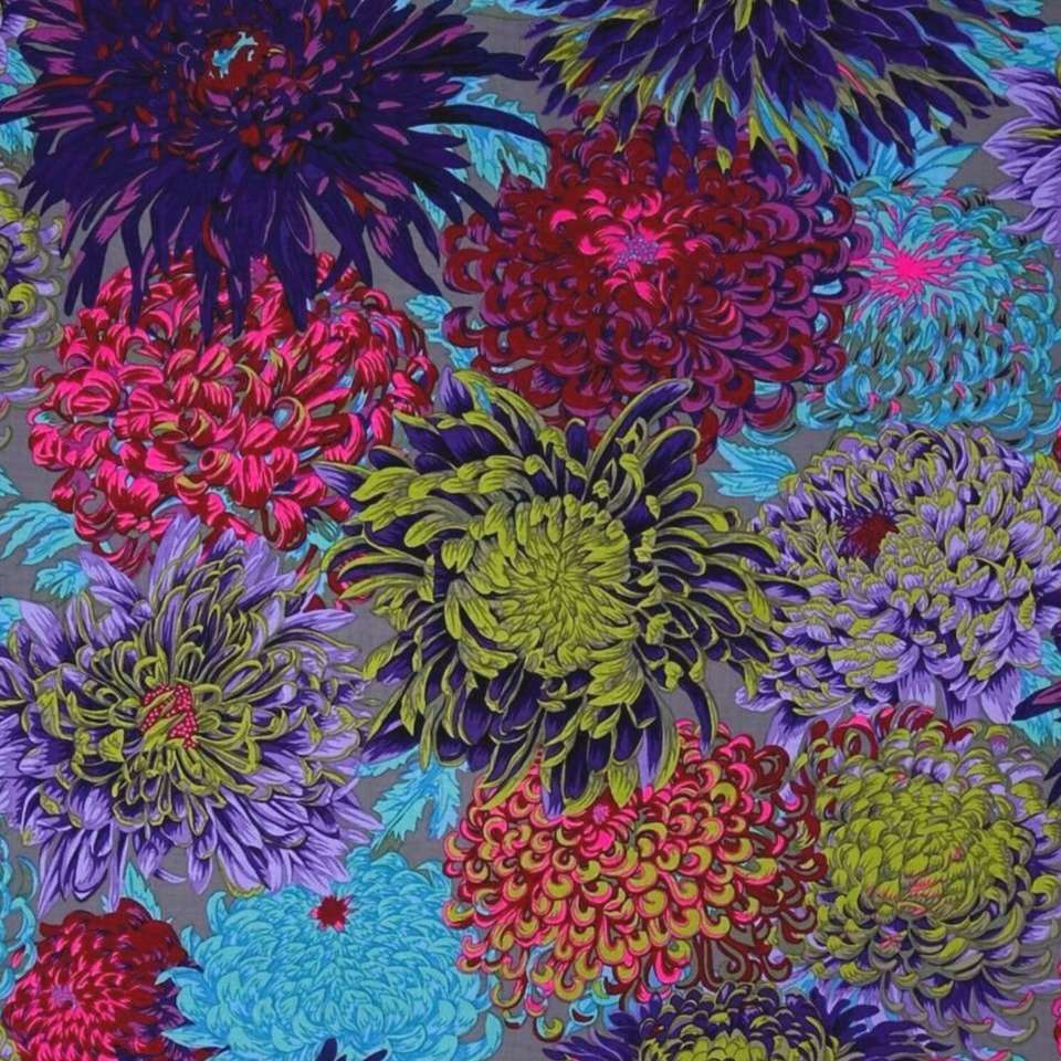 Free Spirit - Kaffe Classics Japanese Chrysanthemum - PWPJ041.ANTIQ