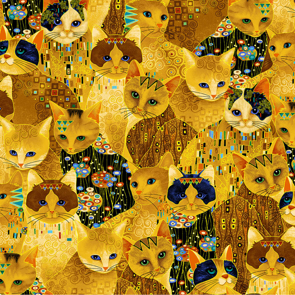 Timeless Treasures - Cleo - CLEO-CM1881 GOLD