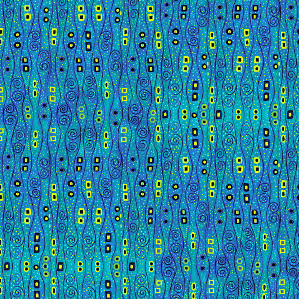 Timeless Treasures - Cleo - CLEO-CM1886 TURQ