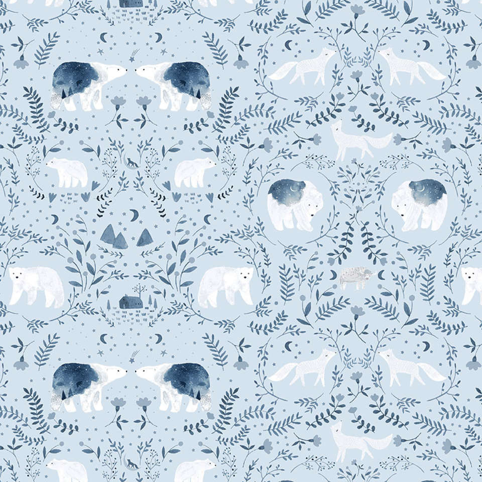 Timeless Treasures - Be Brave - Stella-D2301 Surf