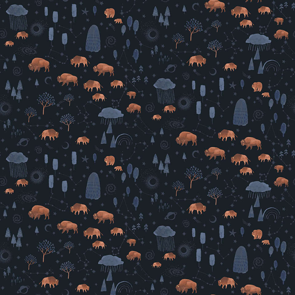 Timeless Treasures - Be Brave - Stella-D2297 Multi