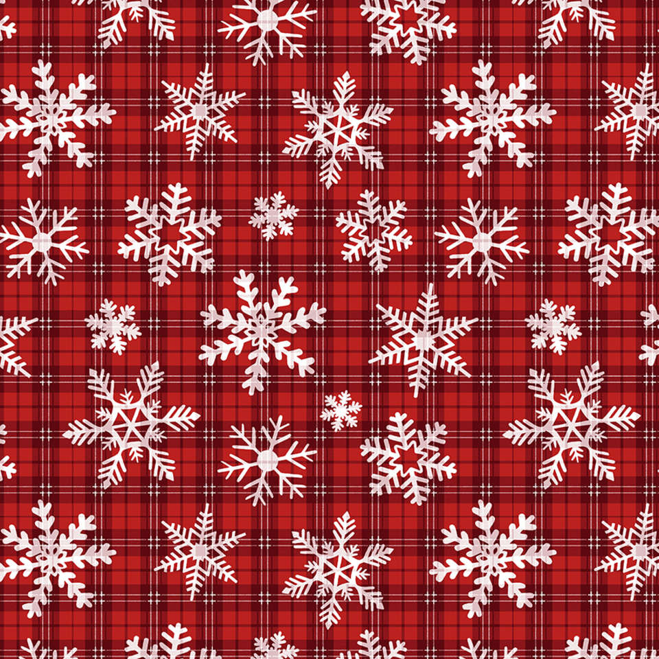 Timeless Treasures - Let It Snow - Gail-CD1466 Red