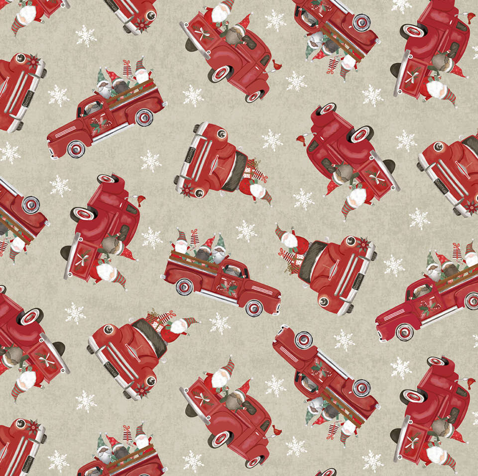 Timeless Treasures - Let It Snow - GAIL-CD2005 BEIGE