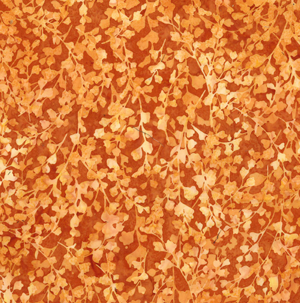 Hoffman California Fabrics - Autumn Trail - V2519-460-Squash