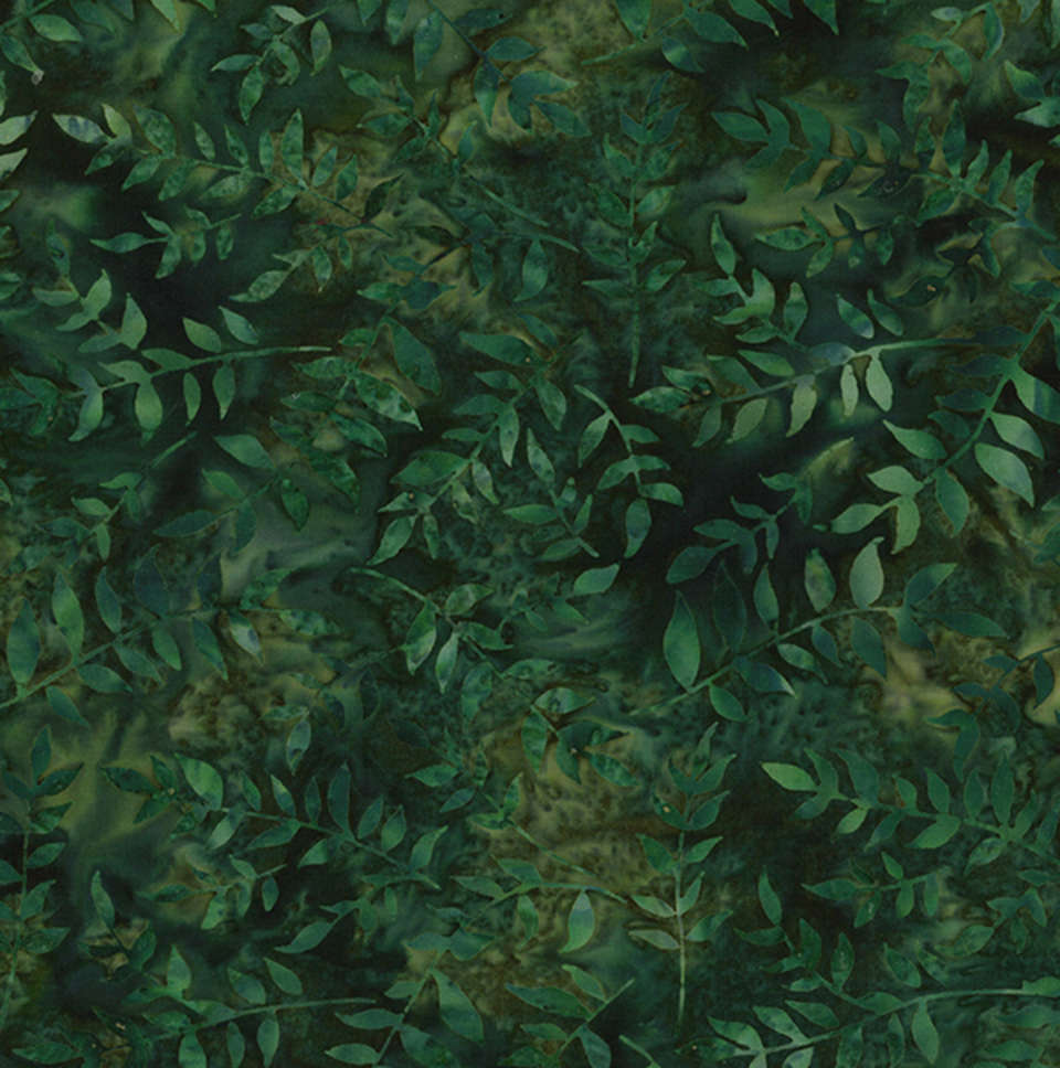 Hoffman California Fabrics - Autumn Trail - V2520-377-Spinach