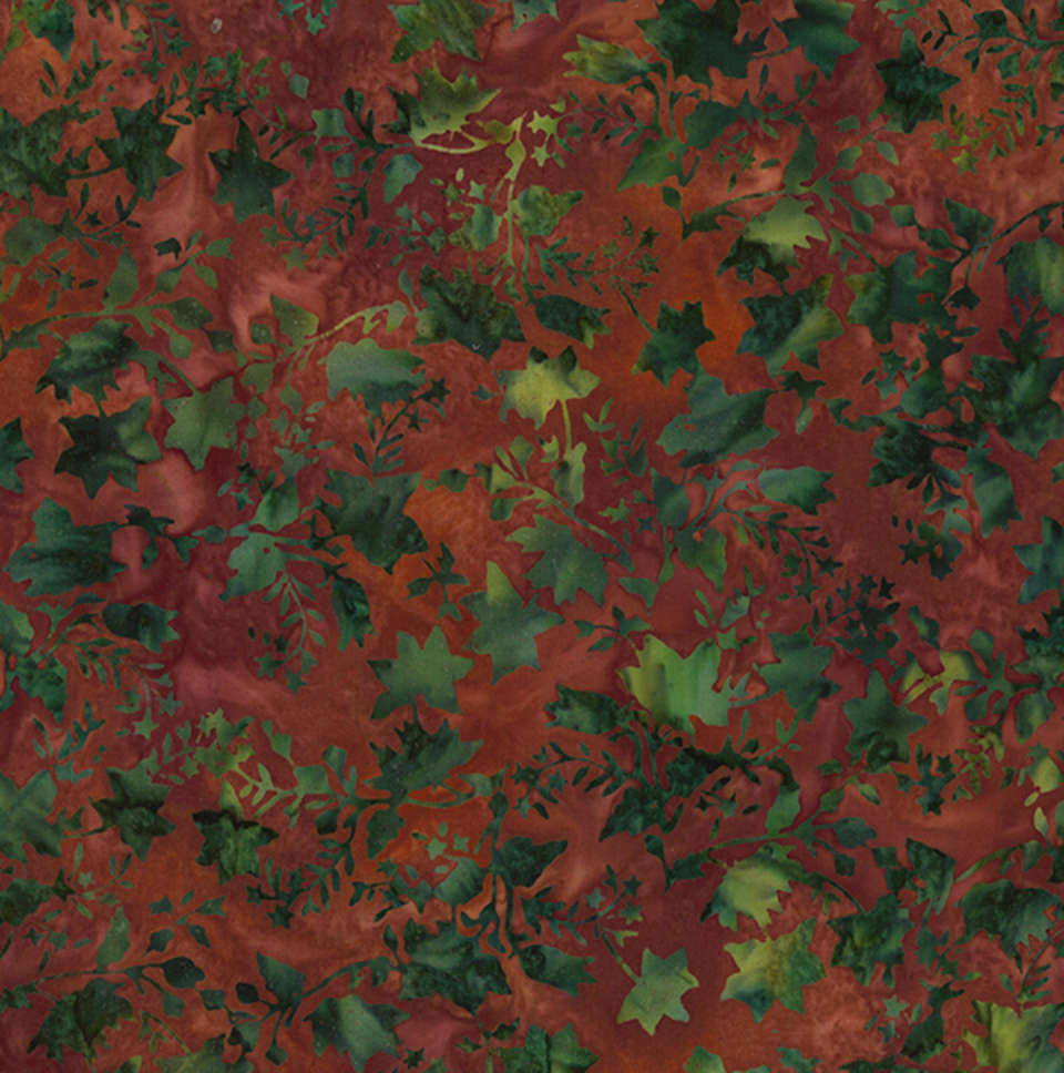 Hoffman California Fabrics - Autumn Trail - V2521-121-Ivy