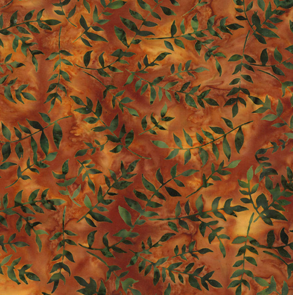 Hoffman California Fabrics - Autumn Trail - V2520-572-Bourbon