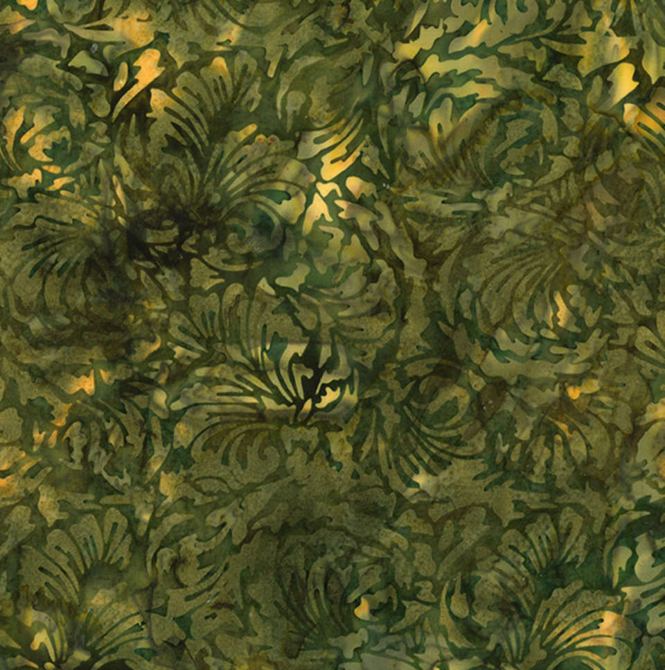 Hoffman California Fabrics - Autumn Trail - V2511-331-Herb