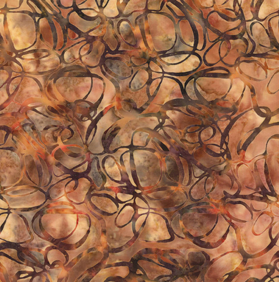 Hoffman California Fabrics - Walk In the Woods - V2517-168-Nutmeg