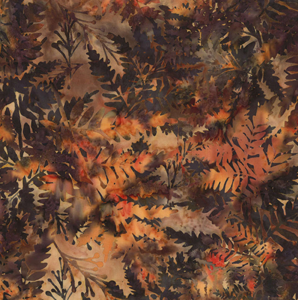 Hoffman California Fabrics - Walk In the Woods - V2518-168-Nutmeg