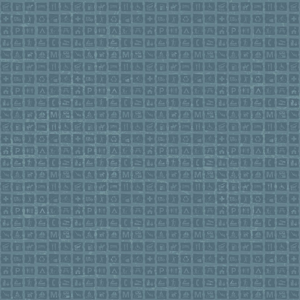 Riley Blake Designs - National Parks 2022 R4 - C13294-BLUE