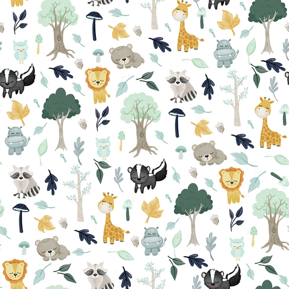 Riley Blake Designs - It's a Boy - C13250-WHITE