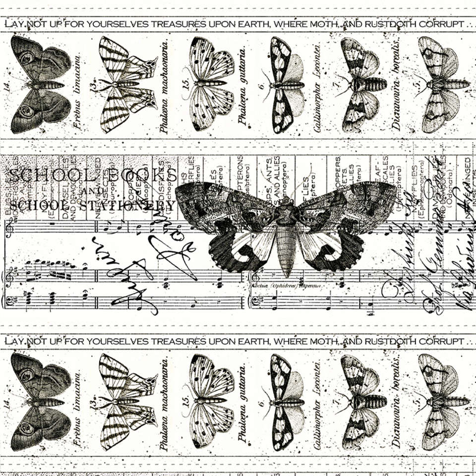 Riley Blake Designs - Art Journal - C13033-WHITE