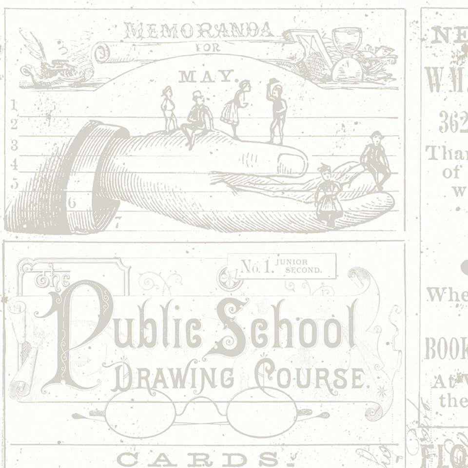 Riley Blake Designs - Art Journal - C13046-LTGRAY