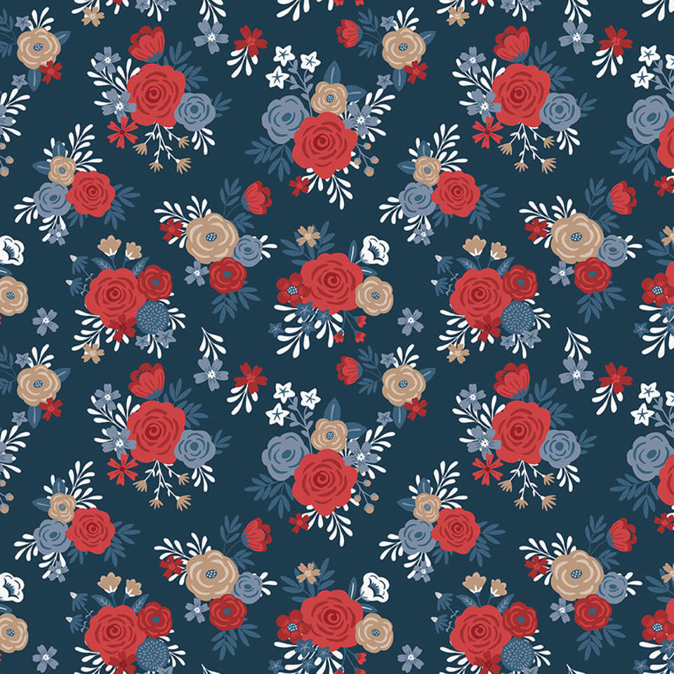 Riley Blake Designs - Quilt Labels - C13181-NAVY