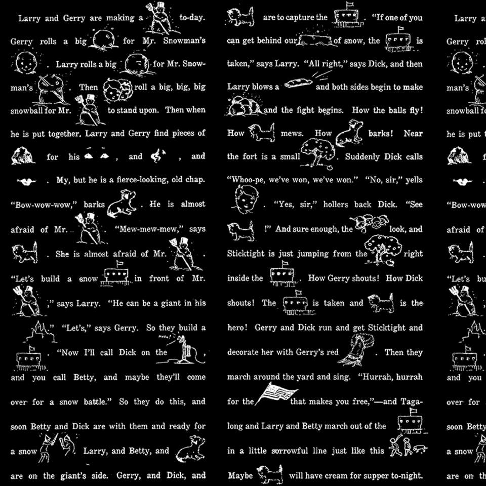 Riley Blake Designs - White as Snow - C13563-BLACK