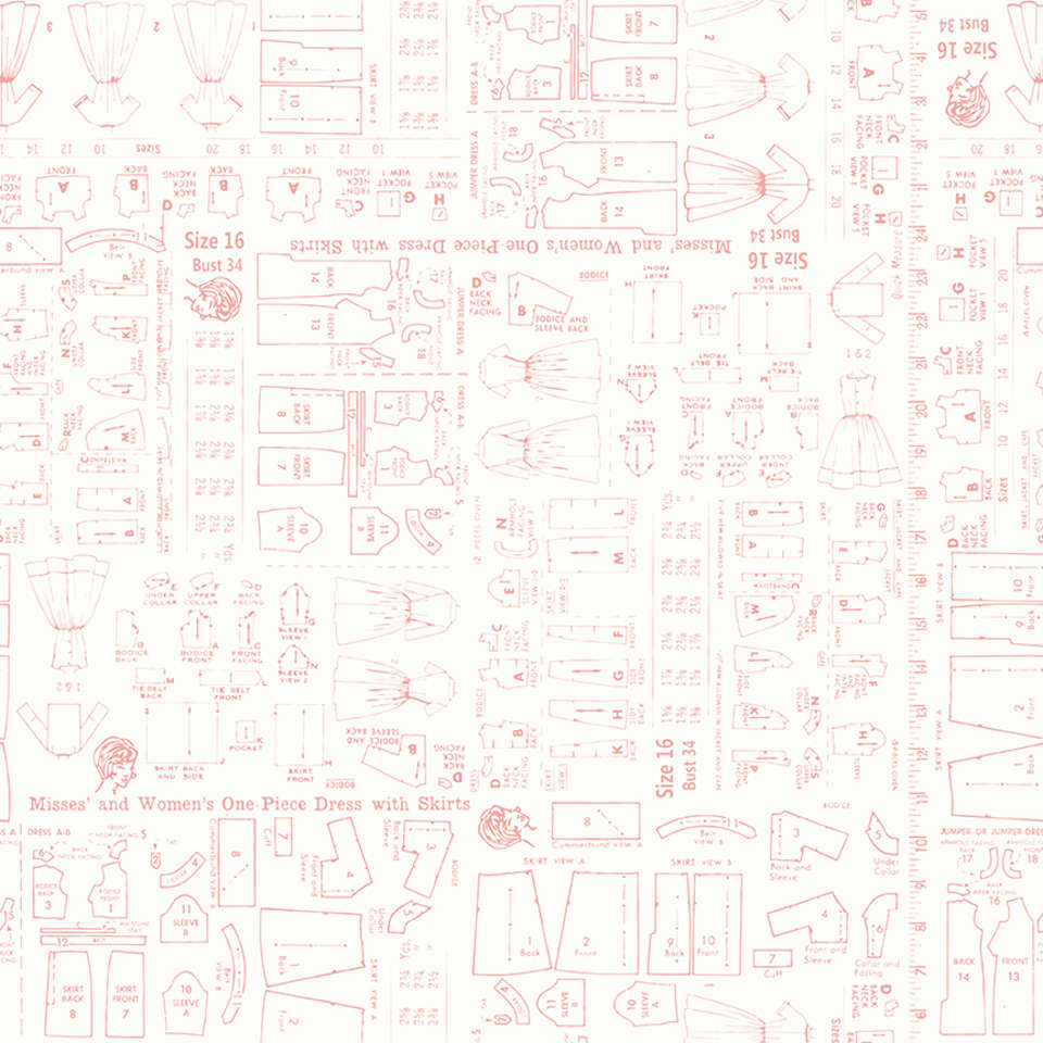 Riley Blake Designs - Home Town - C13599-CORAL