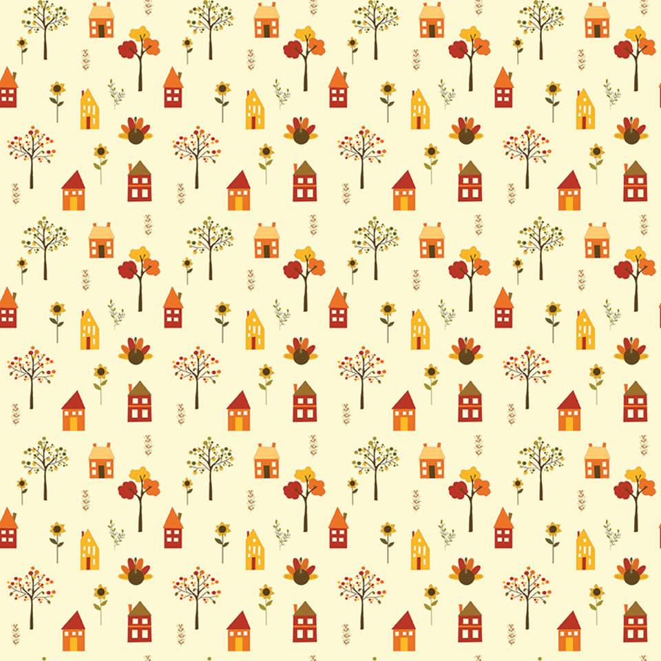 Riley Blake Designs - Fall's in Town - C13512-CREAM