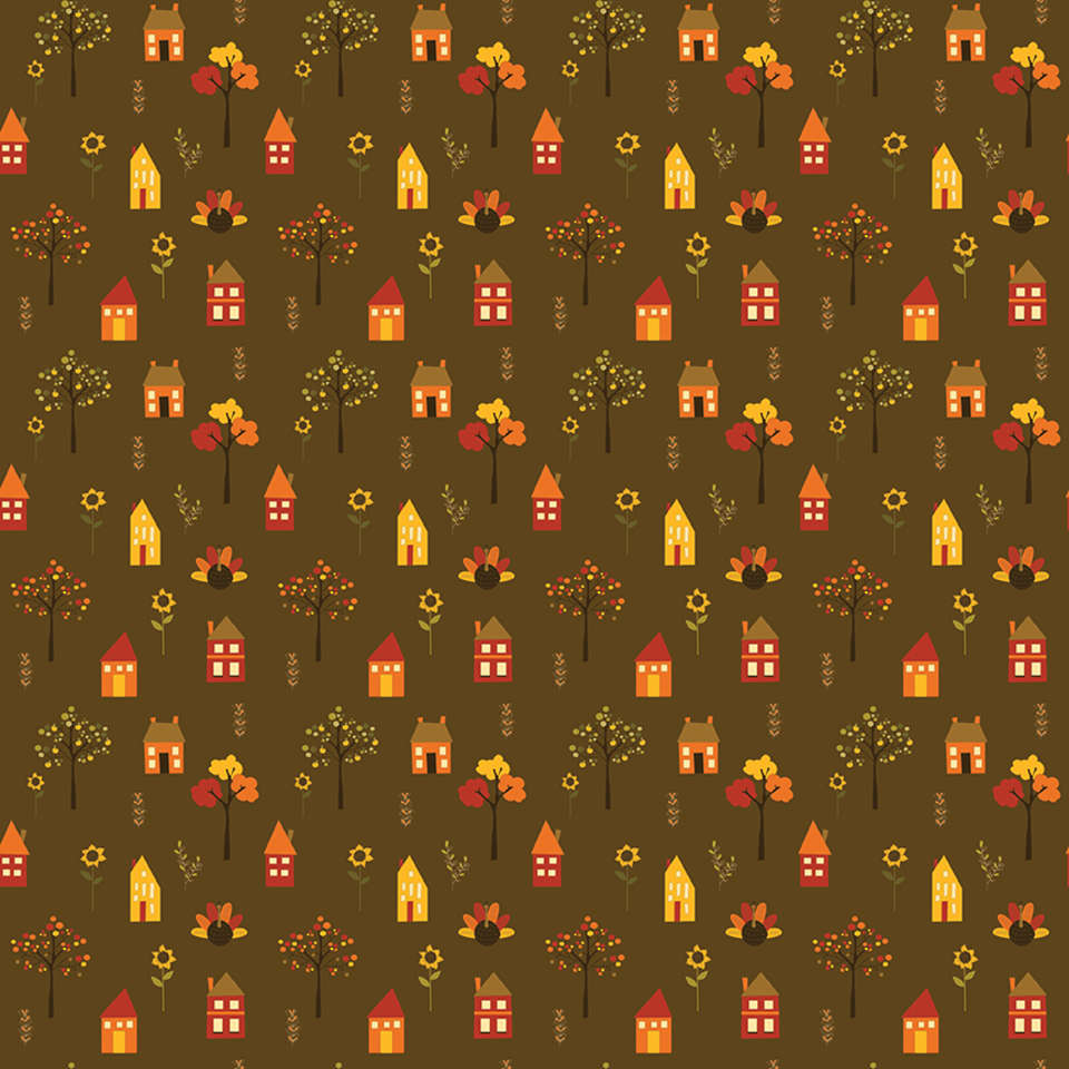 Riley Blake Designs - Fall's in Town - C13512-BROWN