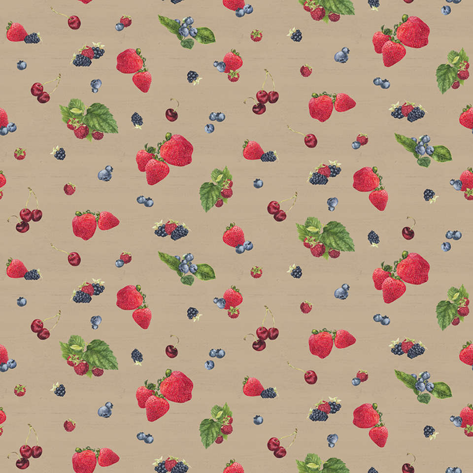 Riley Blake Designs - Monthly Placemats - C12411-TAN