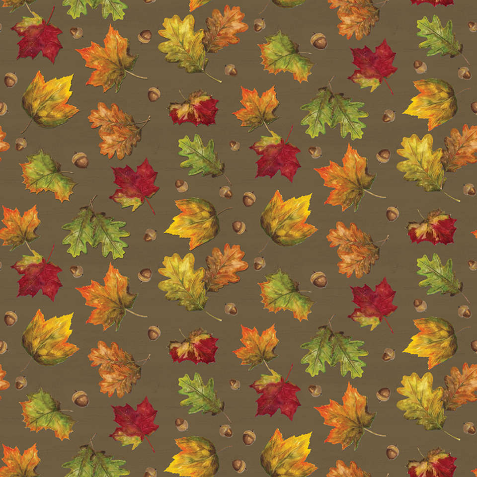 Riley Blake Designs - Monthly Placemats - C12417-BROWN